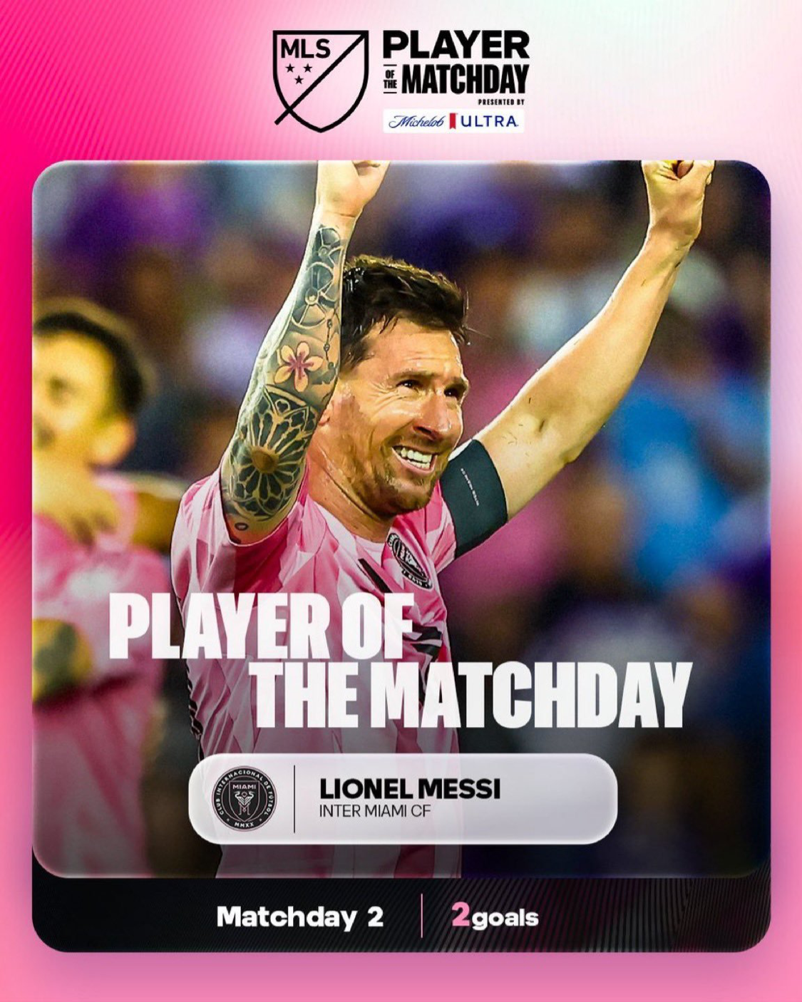 华体会首选平台-梅西入选MLS本轮最佳阵容！也是本轮最佳球员！